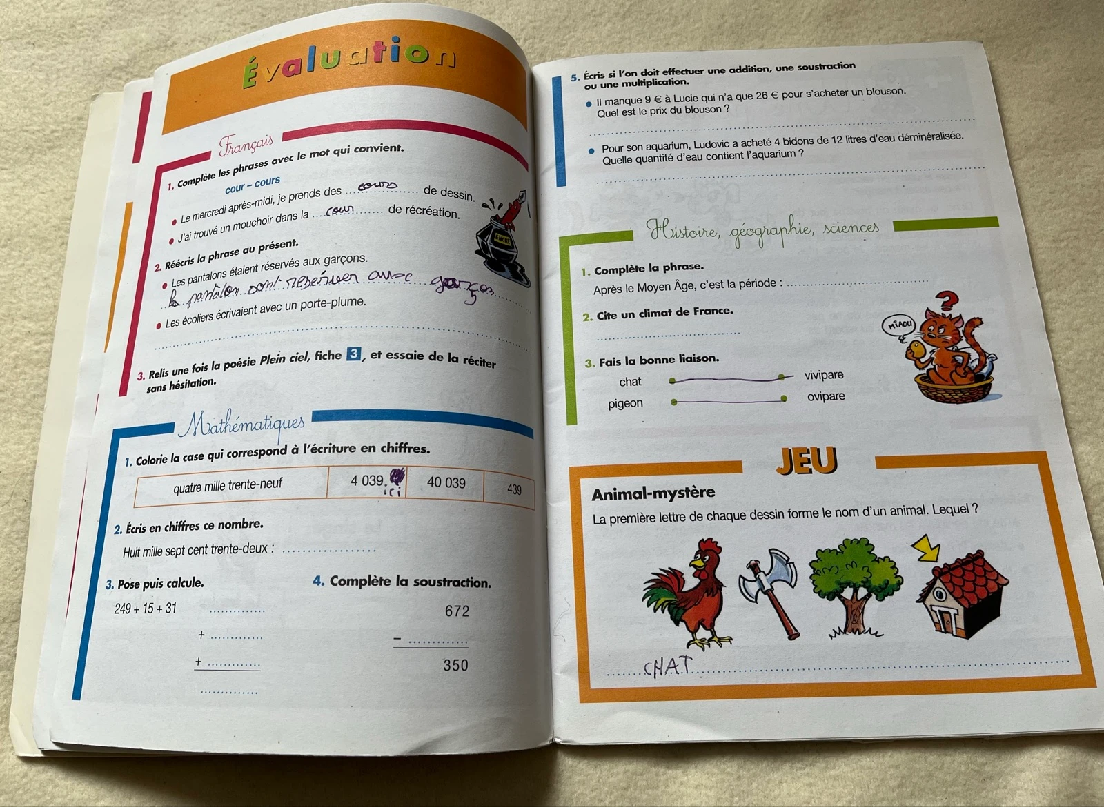 Cuaderno de vacaciones para CE2 CM1 de 8 a 9 años – photo 4
